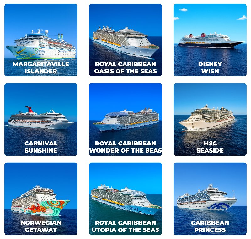 Cruise ships impacted by the Bahamas alcohol ban on May 12th