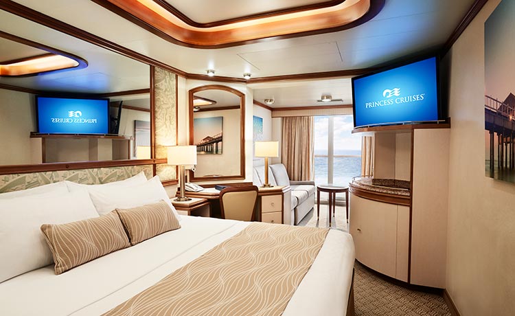 Emerald Princess Cabin D633 - suite Stateroom on Princess Cruise Line