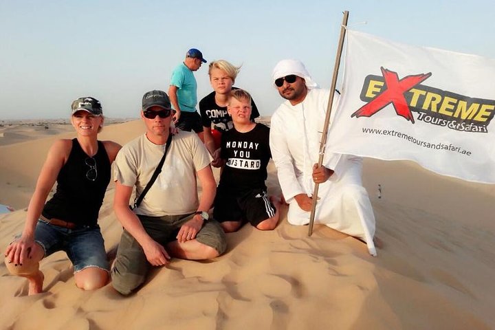 Abu Dhabi: 7-Hours Desert Safari with BBQ, Camel Ride & Sandboarding - Image 2