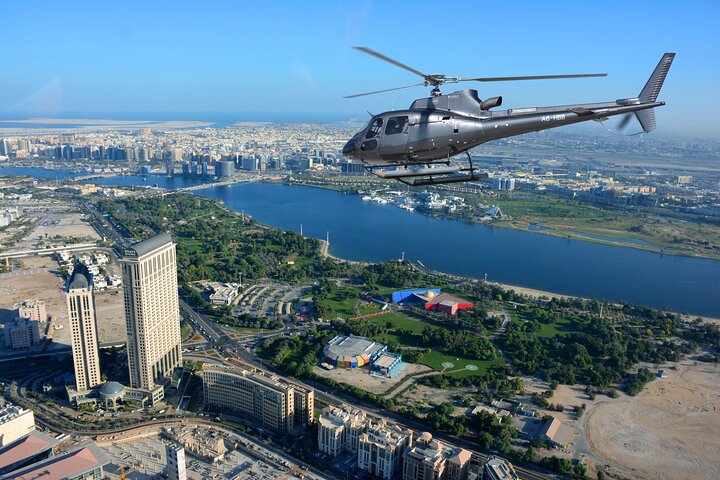 Abu Dhabi Helicopter Ride with optional Private Transfers - Image 1