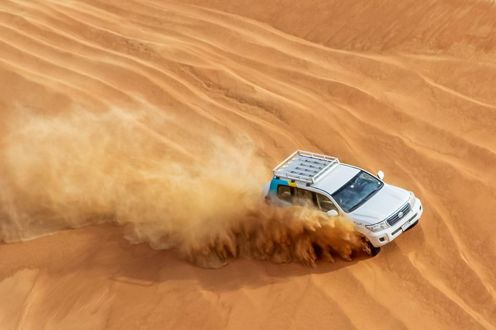 Abu Dhabi Morning Desert safari with Camel ride & Sand boarding - Image 3