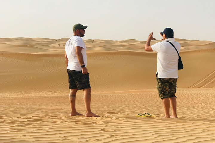 Abu Dhabi Morning Desert Safari,Dune Bashing,Sandboarding,Camel Riding&Quad Bike - Image 1