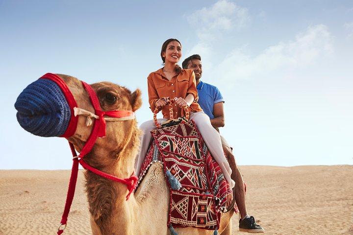 Evening Abu Dhabi Desert Safari & BBQ Dinner- Standard Tour  - Image 1