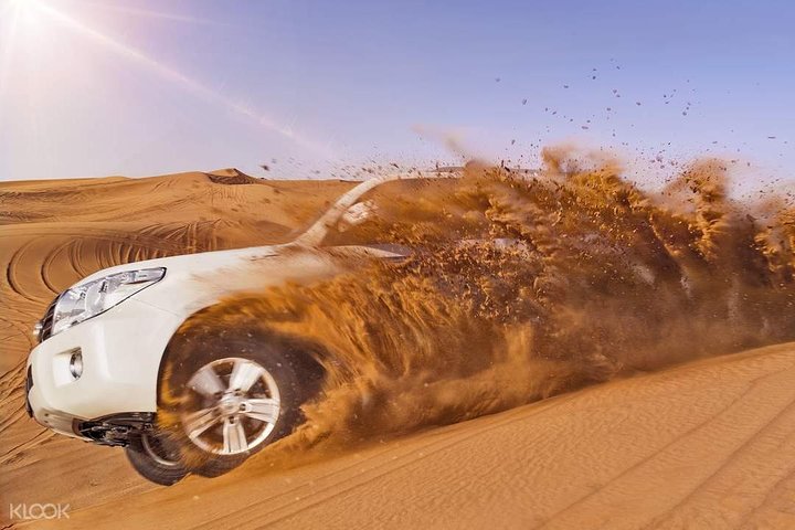 Morning Desert Safari From Abu Dhabi -Camel Ride,Sand Boarding,Camel Farm Visit - Image 1
