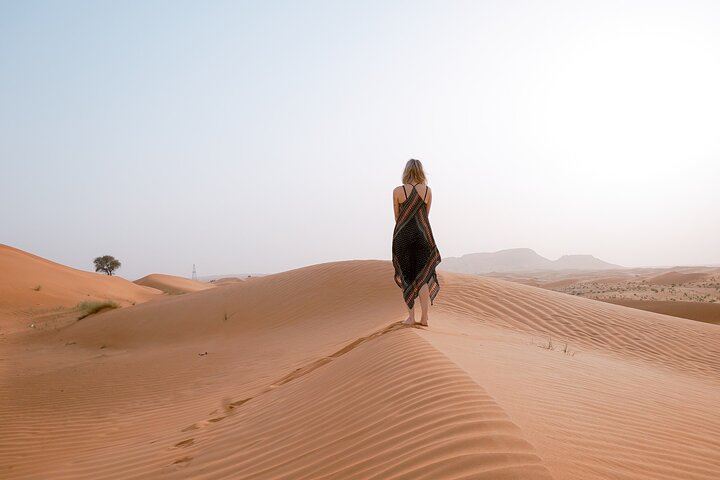 Morning Desert Safari From Abu Dhabi -Camel Ride,Sand Boarding,Camel Farm Visit - Image 4
