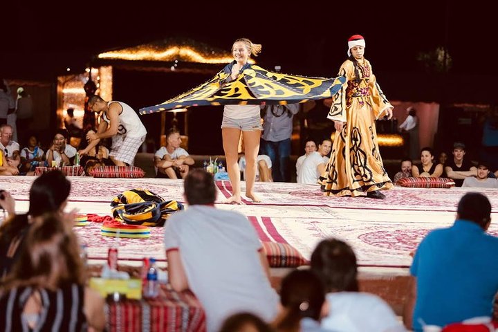 Overnight Desert Safari Abu Dhabi with BBQ Dinner & Morning Breakfast - Image 1