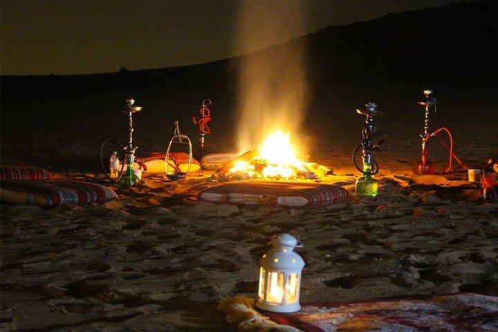 Overnight Desert Safari Abu Dhabi with Private Tent and Hot BBQ Dinner - Image 1
