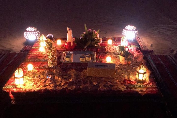 Private Romantic Dinner in Desert Abu Dhabi with Hot BBQ Dinner  - Image 4
