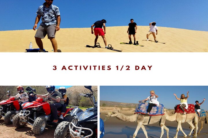 3 Activities in Half day : Sandboarding/Quadbiking-ATV/Camel riding - Image 1