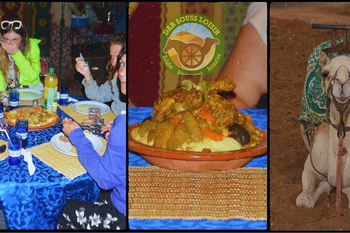 Camel riding in Agadir and couscous dish with Hotel Transfers  - Image 1