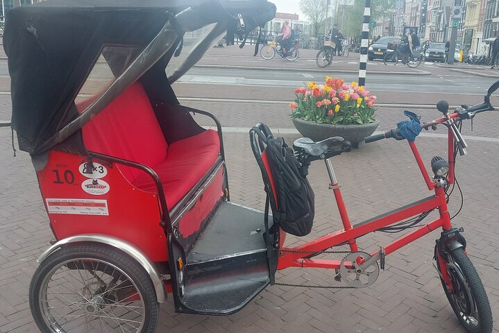 2 Hours Private Amsterdam Rickshaw Tour - Image 1