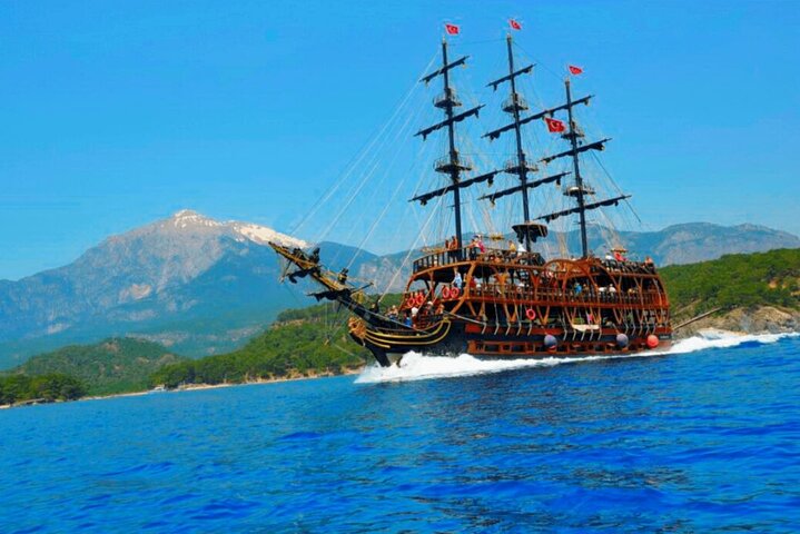 Antalya Full Day Pirate Boat Tour with Lunch - Image 1