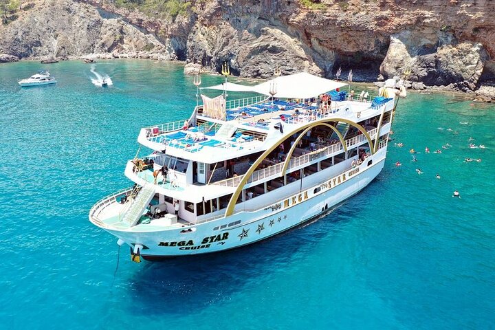 Antalya Mega Star Yatch Tour with Foam Party and Lunch - Image 2