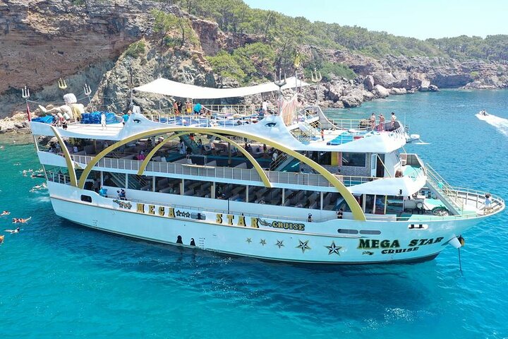 Antalya Mega Star Yatch Tour with Foam Party and Lunch - Image 3