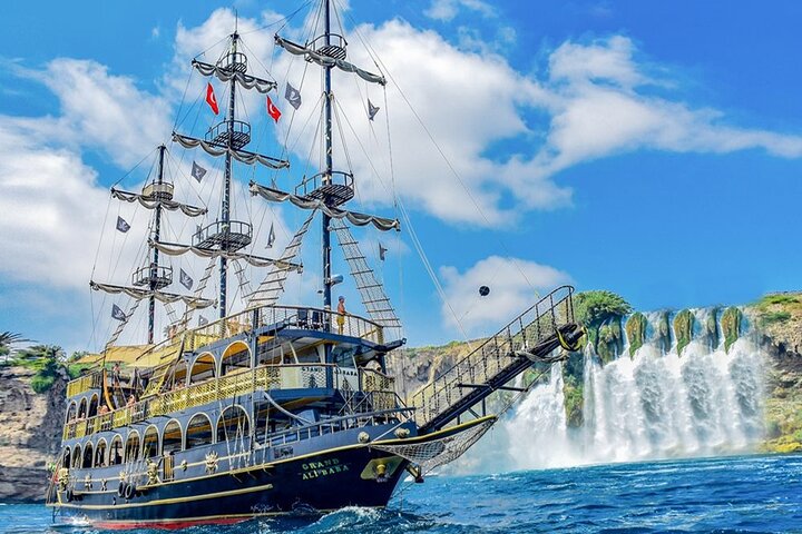 Antalya Pirate Boat Trip w/Animations Lunch & Free Hotel Transfer - Image 1