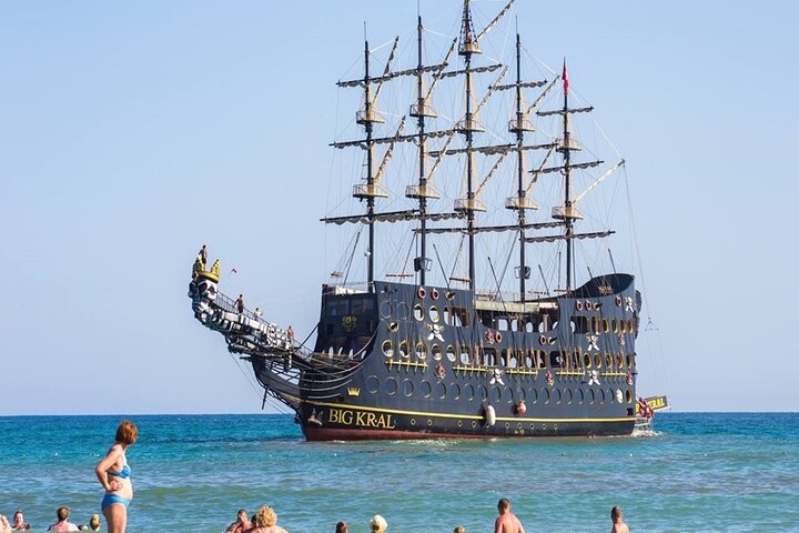 Big Kral Pirate Boat Trip From Antalya W/Lunch & Unlimited Drinks - Image 3