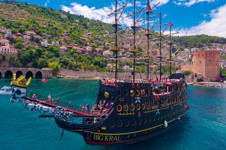 Big Kral Pirate Boat Trip From Antalya W/Lunch & Unlimited Drinks - Image 2