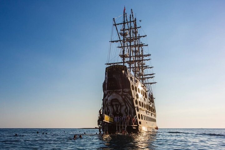 Big Kral Pirate Boat Trip From Antalya W/Lunch & Unlimited Drinks - Image 1