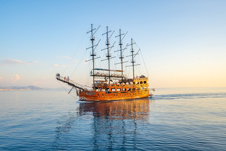 Full-Day Pirate Boat Tour with Lunch and Foam Party in Antalya  - Image 2