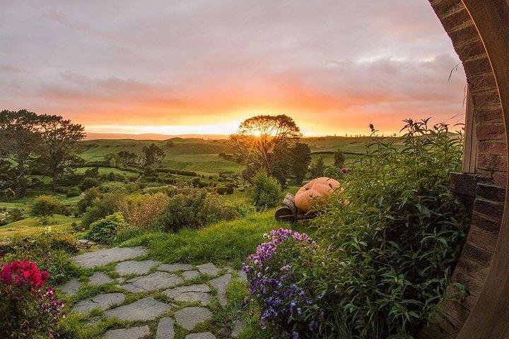Hobbiton movie set and Waitomo glowworm caves. Small group of 4-5 people. - Image 3