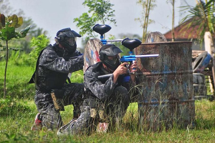 Private Bali Paintball and White Water Rafting Tour - Image 1