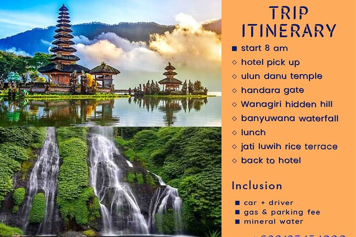 Ulun Danu Temple and Waterfall Tour - Image 2