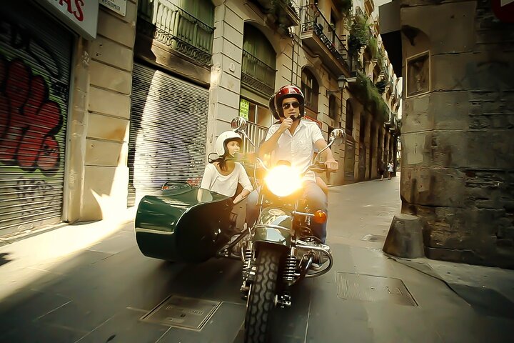 Full-Day Barcelona Tour by Sidecar Motorcycle - Image 5