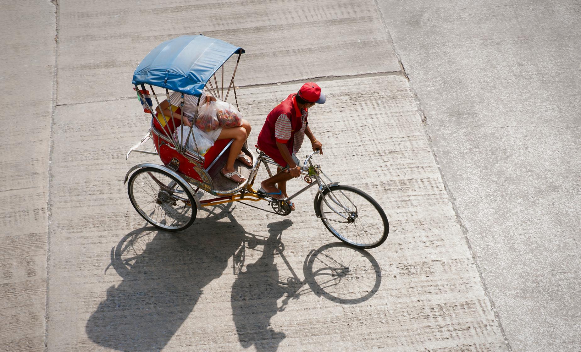 Bari in a Rickshaw - Image 1