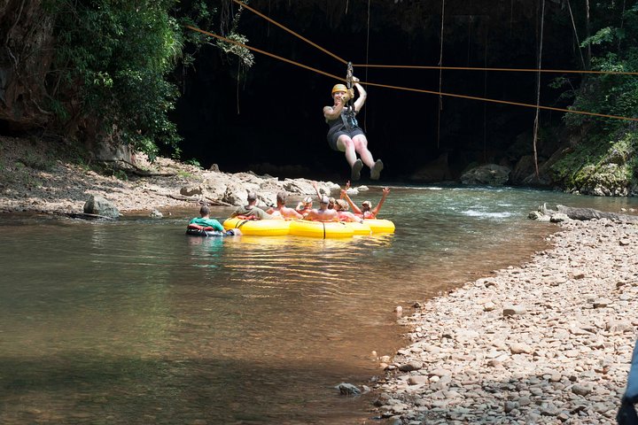 Private Tour: Cave Tubing and Zipline Adventure from Belize City - Image 1
