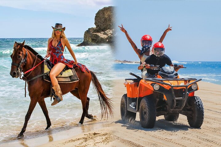 NEW!! Combo ATV & Horseback Ride. Beach & Desert in Los Cabos - Image 1