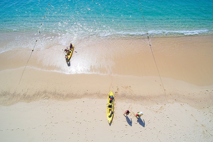  Private Glass bottom Kayak and snorkel at two Bays - Image 1