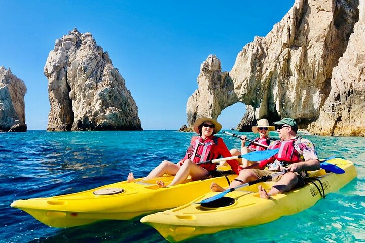 Private Los Cabos Arch & Playa del Amor tour by Glass bottom kayak - Image 2