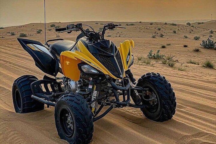 1 HR Self Drive Quad Bike , BBQ Dinner, Sand Boarding, Camel Ride & 3 Live Shows - Image 4