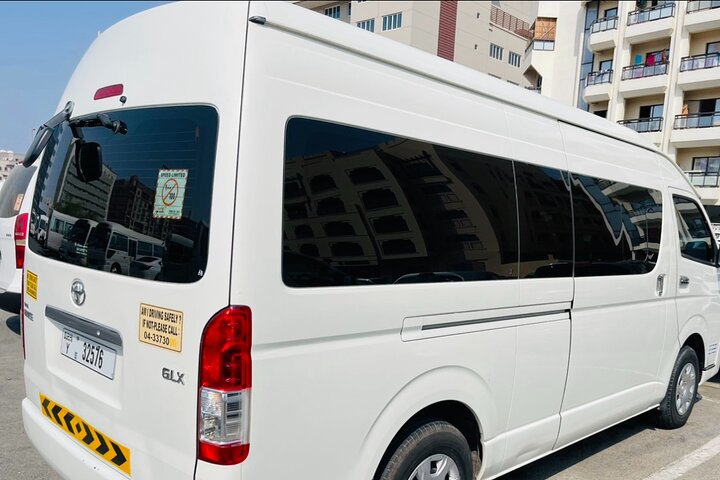 10 Seater Toyota Haice Tourist MiniVan Rental Dubai - Image 2