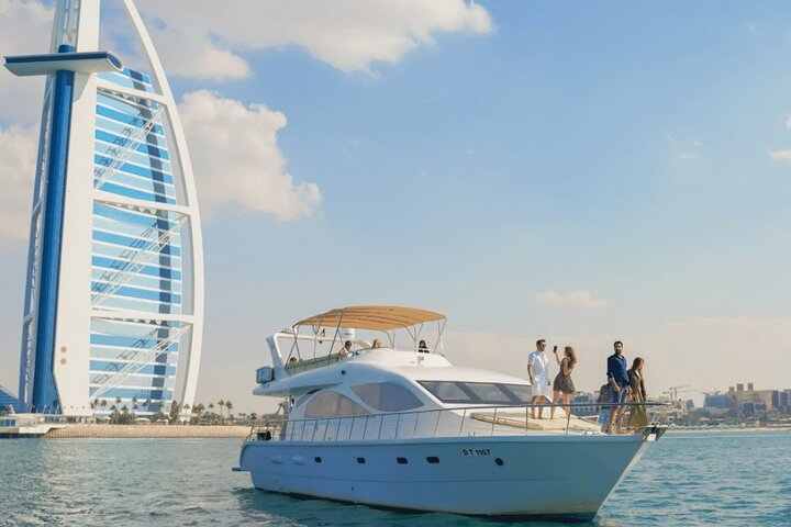 3-Hour Dubai Luxury Shared Yacht Tour with BBQ - Image 1