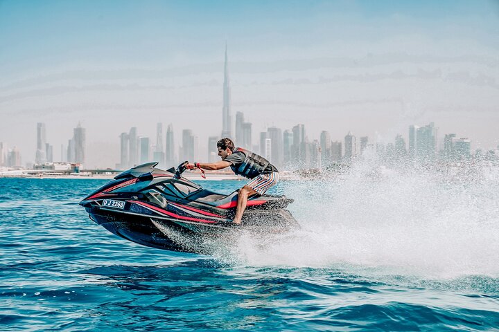 30 Mins Jet Ski Tour Burj al Arab and Burj Khalifa, Dowtown Dubai - Image 4