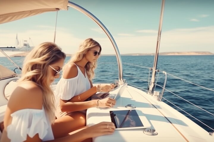 A Royal Voyage : 75 ft Premium Luxurious Yacht Cruise in Dubai - Image 3