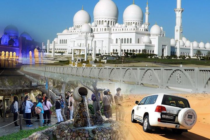 Abu Dhabi city tour and Desert Safari Dubai combo - Image 1