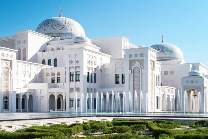 Abu Dhabi Sheikh zayed Grand Mosque with Louvre & Qasr Al Watan Palace - Image 3