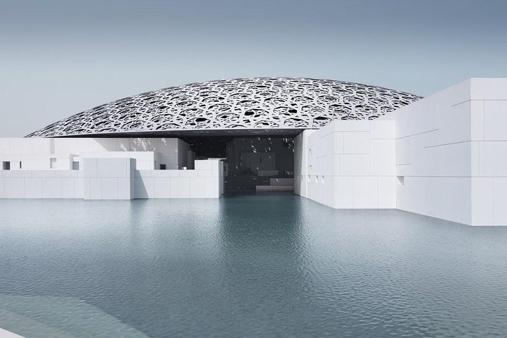 Abu Dhabi Sheikh zayed Grand Mosque with Louvre & Qasr Al Watan Palace - Image 1