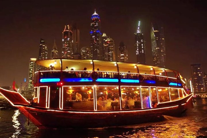 Beautiful Evening in Dubai Marina Cruise with Romantic Dinner with Live Shows - Image 1