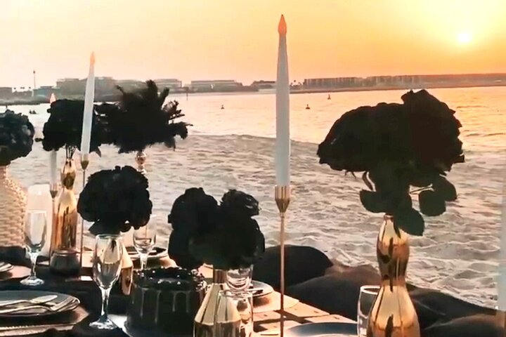 Bohemian Chic Style Beach Picnic in Dubai  - Image 2