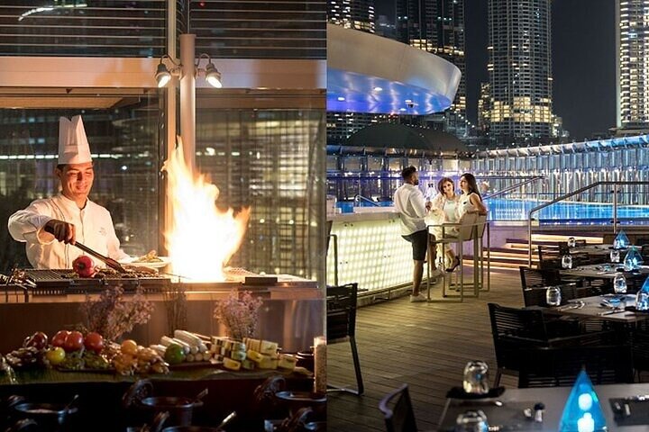 Burj Khalifa Ticket with The Roof Top Meal with Pick and Drop - Image 1