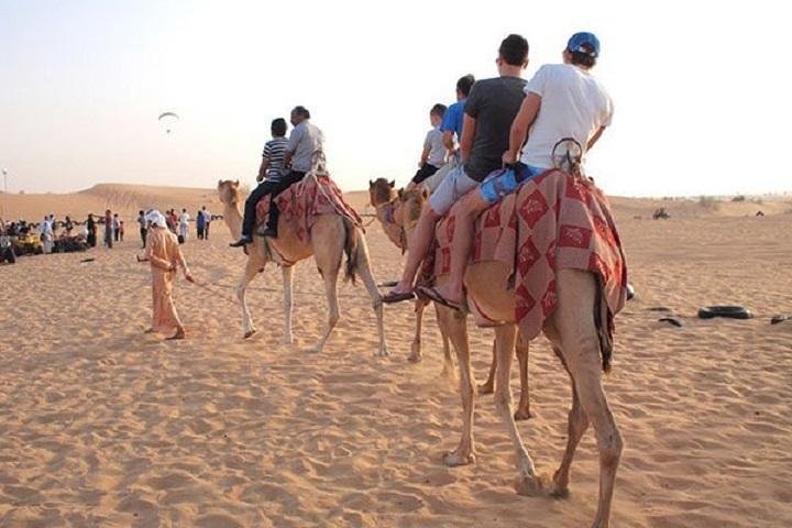 Combo From Dubai: Half-Day Abu Dhabi Grand Mosque Visit & Evening Desert Safari - Image 1