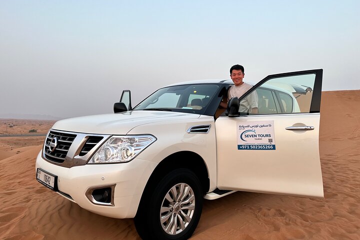 Desert Excursion with Camel Ride Sand Board & BBQ Dinner  - Image 1