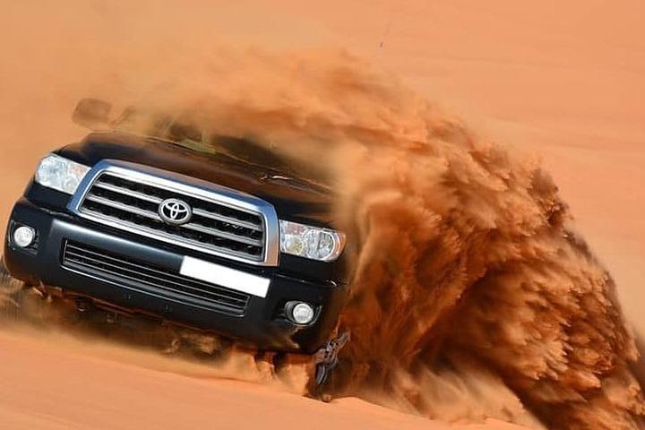 Desert Safari 4x4 Drive With Camel Ride,Belly DanceTanura & Fire Show BBQ Dinner - Image 2