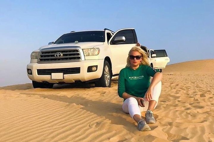 Desert Safari 4x4 Drive With Camel Ride,Belly DanceTanura & Fire Show BBQ Dinner - Image 3