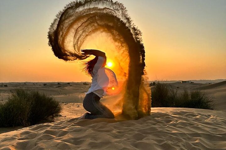 Desert Safari, 60-Min Self-drive ATV, Camel ride, Shows, Dinner - Image 1
