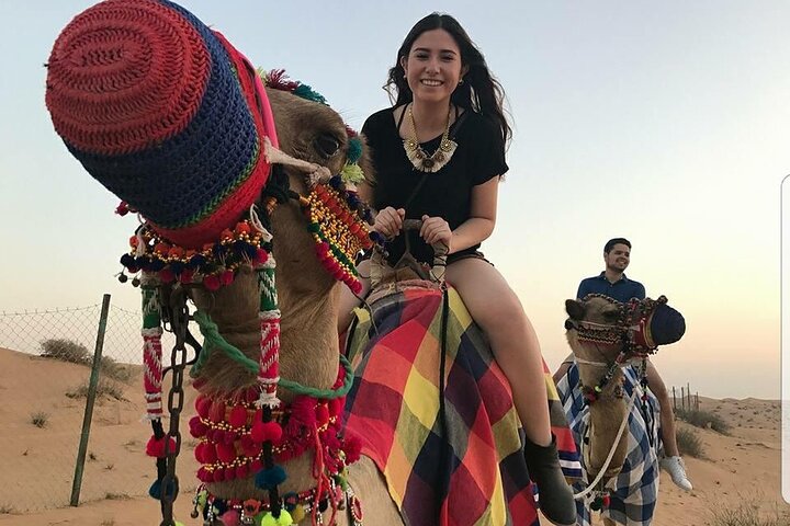 Desert Safari and Sandboarding with Dinner in Dubai - Image 1