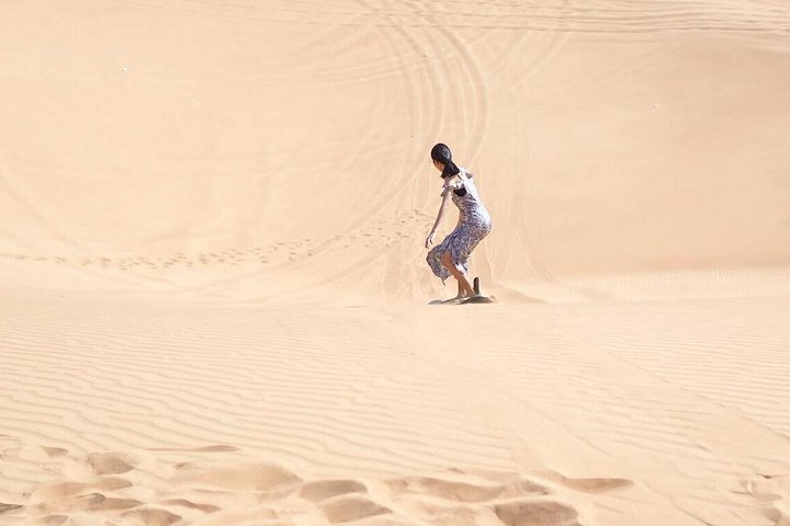 Desert Safari Morning with Camel Ride and Sand Boarding - Image 5